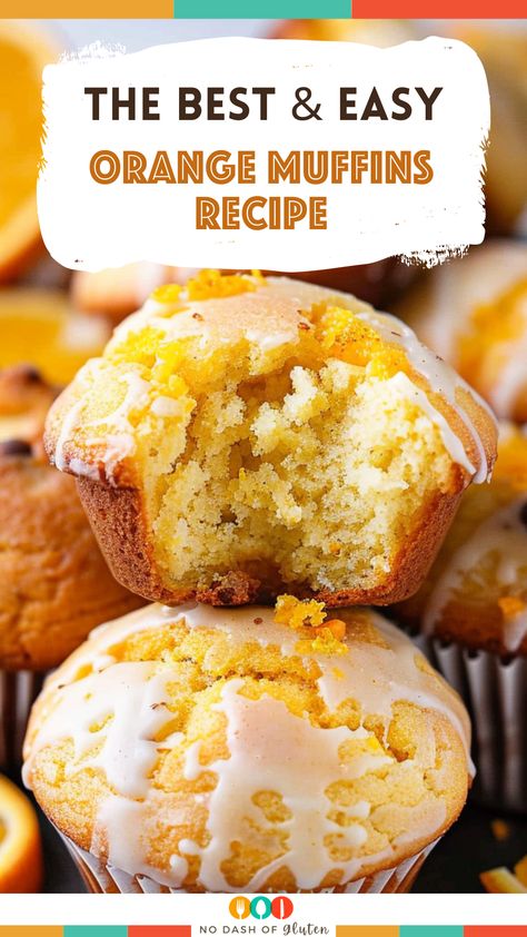 Orange Muffins Oatmeal Orange Muffins, Orange Ginger Muffins, Orange Spice Muffins, Orange Pineapple Muffins, Vegan Orange Muffins, Muffin Glaze Recipe, Chocolate Orange Muffins, Recipes Using Fresh Oranges, Orange Juice Muffins