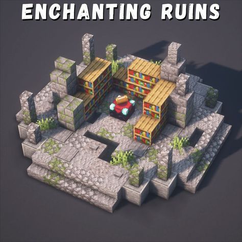 Check out more on my YouTube! Enchanting Table, Minecraft Building Blueprints, House In Minecraft, Minecraft Structures, Minecraft Interior Design, Desert House, Bangunan Minecraft, Cool Minecraft Creations, Minecraft Castle