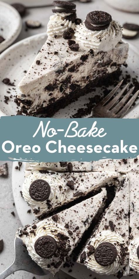 Live Well Bake Often, Oreo Cheesecake Recipes, No Bake Oreo Cheesecake, Cheesecake Oreo, Baked Cheesecake Recipe, Oreo Recipes, Lost 100 Pounds, Easy Cheesecake Recipes, Gateaux Cake