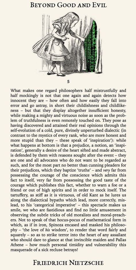 Excerpt from Beyond Good and Evil by Friedrich Nietzsche, translated by R. J. Hollingdale Beyond Good And Evil Quotes, Beyond Good And Evil Friedrich Nietzsche, Good And Evil Quotes, Frederick Nietzsche, Nietzsche Philosophy, Evil Quotes, Beyond Good And Evil, Nietzsche Quotes, Literature Humor