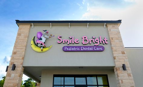 Upbeat Mardi Gras Dental Office | Imagination Design Studios Dental Signage, Pediatric Dental Office Decor, Pediatric Dental Office, Office Music, Signage Wayfinding, Cow Photos, Dental Office Decor, Pediatric Dental, Dental Kids