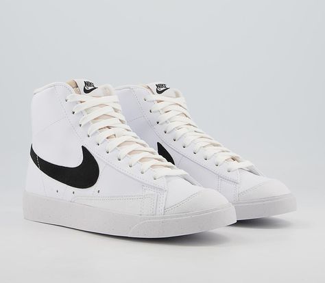 White Nike Shoes High Tops, Nike Shoes High Tops, White Nike Shoes, Nike Blazer Mid 77, Nike Blazer Mid, Nike Blazers Mid, Holly Hobbie, Blazer Mid, Nike Blazer