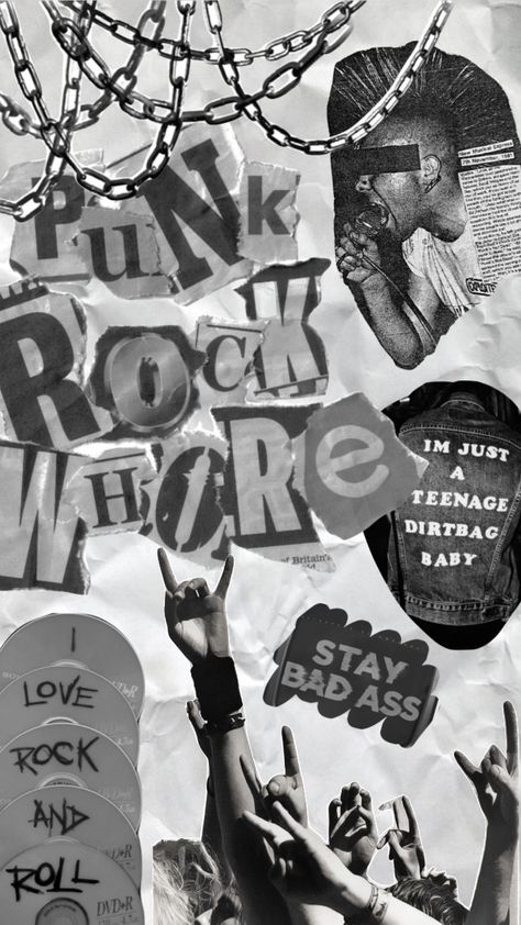 #punk #punkrock #blackandwhite #collage #moodboard #punkaesthetic #aesthetic Punk Core Wallpaper, Emo Punk Aesthetic Wallpaper, Punk Rock Moodboard, Punk Vibes Aesthetic, Punk Background Aesthetic, Punk Music Aesthetic, Punk Rock Background, Punk Core Aesthetic, Punk Pop Aesthetic