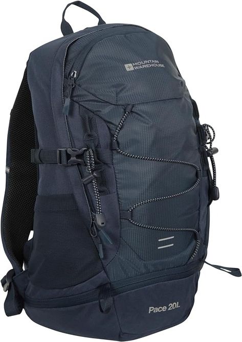 Mountain Warehouse Pace 20L Backpack Black : Amazon.ca: Sports & Outdoors 20l Backpack, Hiking Bag, Mountain Warehouse, Backpacking Packing, Camping & Hiking, Black Backpack, Backpacking, Outdoor Gear, Hiking