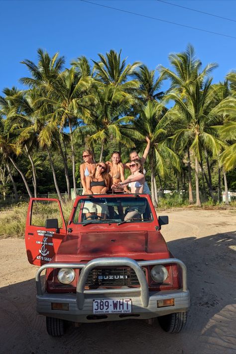 Girls in 4WD on Maggie Island, Australia <3 Travelling Australia Aesthetic, Australia Gap Year, Travel Aesthetic Australia, Australia Vision Board, Magnetic Island Australia, Australia Girl Aesthetic, Living In Australia Aesthetic, Travel Australia Aesthetic, Australia Instagram Pictures