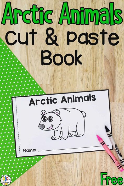 Arctic Animals For Kindergarten, Polar Animals Science Preschool, Artic Animals Activities Toddler, Winter Animals Kindergarten Activities, Artic Animal Art For Toddlers, Arctic Habitat Preschool, Arctic Literacy Activities Preschool, Polar Animals Kindergarten, Winter Animal Theme Preschool