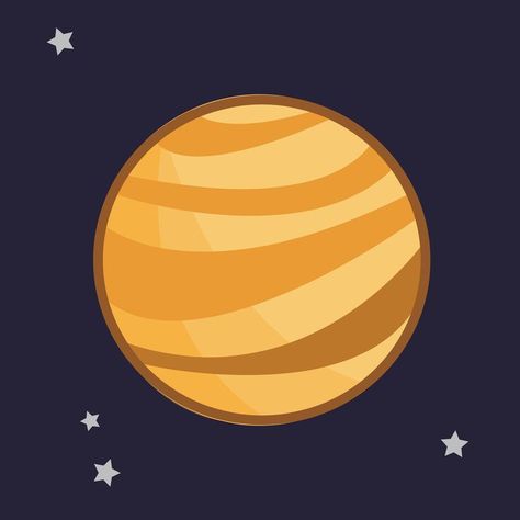 Solar Planet, Venus Art, Preschool Art Projects, Solar System Planets, Planets Art, Preschool Art, Scrapbook Journal, Wallpaper Iphone Cute, Cartoon Illustration