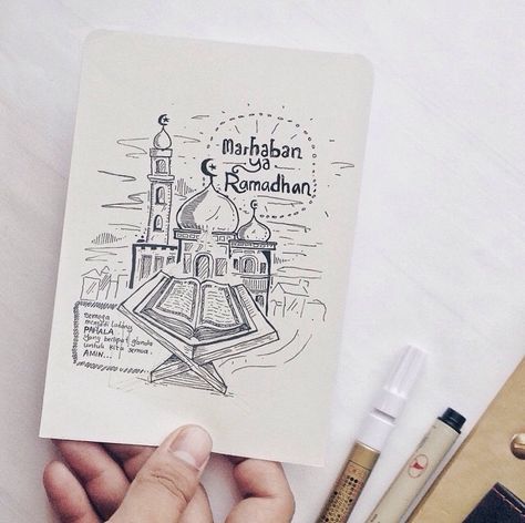 Marhaban ya ramadhan Marhaban Ya Ramadhan Design, Ramadhan Art, Ramadhan Design, Poster Ramadhan, Ramadhan Quotes, Islamic Art Canvas, Vibes Art, Art Poster Design, Pencil Art Drawings