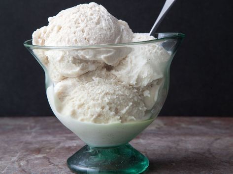 Sicilian Vanilla Ice Cream (Gelato di Vaniglia) Recipe | Saveur Maple Syrup Ice Cream, Vanilla Gelato, Ice Cream Gelato, Italian Ice Cream, Gelato Recipe, Gelato Ice Cream, American Desserts, Homemade Ice Cream Recipes, Sicilian Recipes