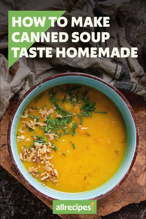 Canned Soup Hacks, Canned Soup Recipes, Leftover Chicken Soup, Can Soup Recipe, Homemade Soup Mix, Chunky Vegetable Soup, Progresso Soup, Pantry Meals, Best Potato Soup