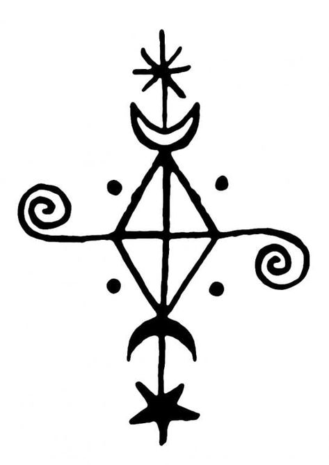 A Sigil To Foster Stability | Laura Tempest Zakroff Sigil For Stability, Salem Themed Tattoo, Stability Tattoo, Sigil Art, Witch Symbols, Symbole Viking, Sigil Tattoo, Wiccan Symbols, Arte Do Kawaii