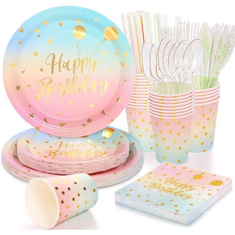 Make every birthday celebration unforgettable with our wide range of birthday party supplies! From themed decorations and personalized banners to disposable tableware and unique party favors, we have everything you need to create the perfect party atmosphere. Whether you're planning a 1st birthday, a Sweet 16, a milestone celebration, or a pet birthday party, our affordable, eco-friendly, and reusable options cater to all ages and styles. Explore princess, pirate, safari, Hollywood, and sports-themed supplies, or opt for customizable kits to make your event extra special. Shop now for deals and discounts on birthday party essentials!