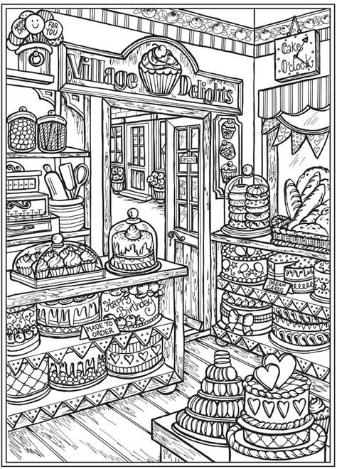 Dover Publications Coloring Pages, Coloring Pages Funny, Dover Coloring Pages, Dover Publications Coloring, Colouring Ideas, Creative Haven Coloring Books, Coloring Images, Barbie Coloring Pages, Adult Coloring Designs