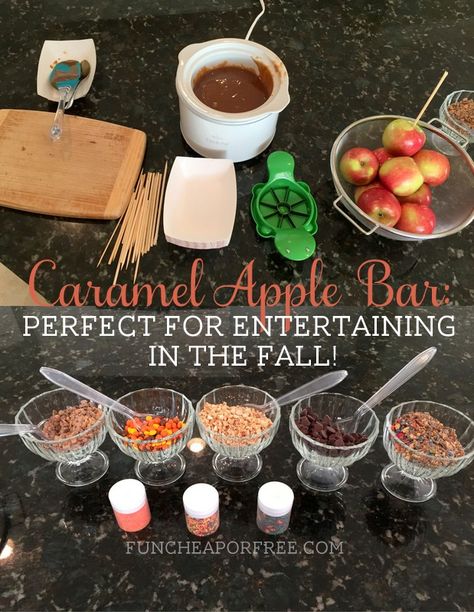 Candy Apple Bars, Caramel Apple Bar, Apple Bar, Caramel Apple Bars, Apple Nachos, Fall Harvest Party, Apple Bars, Harvest Party, Caramel Recipes