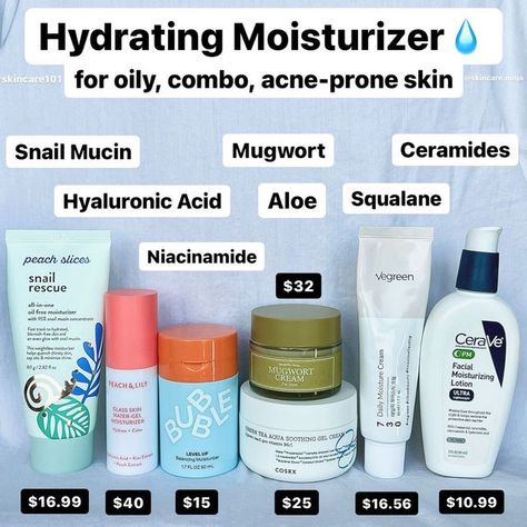 Best Gel Moisturizer, Snail Rescue, Moisturizer Products, Oil Free Moisturizer, Water Gel Moisturizer, Face Skin Care Routine, Routine Aesthetic, Cream Moisturizer, Soothing Gel