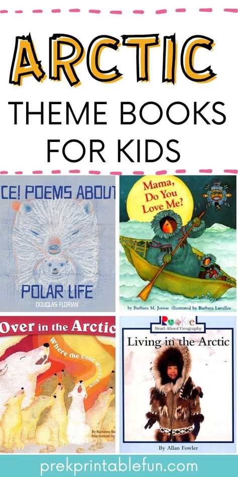 Artic Animal Books For Kids, Polar Habitat Preschool, Arctic Animals Preschool Theme, Arctic Animals Preschool Activities, Igloo Craft, Arctic Animals Preschool, January Preschool, Animals Preschool, Daycare Themes