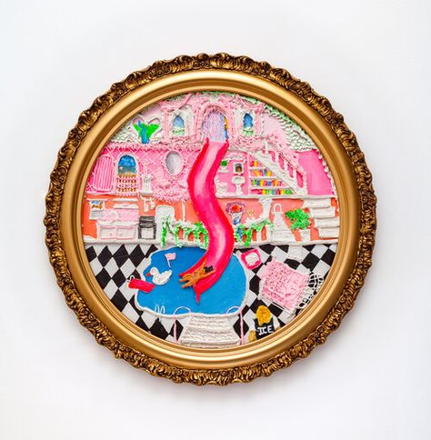 Yvette Mayorga Yvette Mayorga, Vintage Prints Aesthetic, 18th Century Porcelain, Inspiring Artists, Different Artists, The American Dream, Mexican American, 3d Painting, Performance Artist