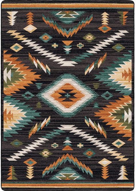 Timber Creek Mercantile - Interlaced Horizon - Gem Southwest Rugs Southwestern Style, Western Living Room Decor, Modern Southwest Decor, Southwest Area Rugs, Southwest Colors, Western Rugs, Southwest Rugs, Aztec Decor, Native American Rugs