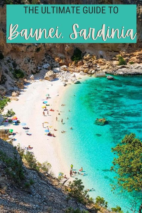 Are you planning a trip to Sardinia? Consider visiting Baunei and its surroundings. Read this post to find out everything there is to see and do in Baunei Sardinia, from the best beaches in Sardinia to some of the best hikes in Sardinia | Baunei Sardegna via @c_tavani Best Beaches In Sardinia, Sardinia Italy, Planning A Trip, Best Beaches, Best Hikes, Sardinia, Adventure Awaits, This Guy, Plan Your Trip