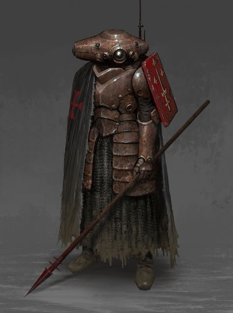 ArtStation - Observer, mike franchina Trench Crusade, Soulsborne Art, Armor Inspiration, Sci Fi Character Art, Npc Ideas, Mechanical Parts, Horror Artwork, Star Wars Rpg, Arte Cyberpunk