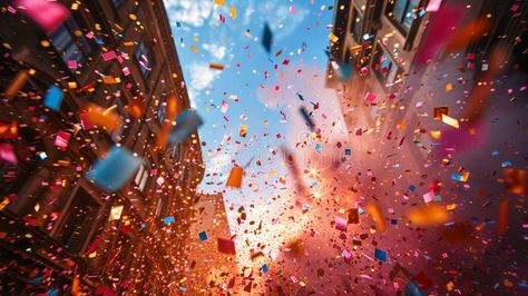 A colorful confetti explosion at a Pride event wide shot stock photos Confetti Explosion, Pride Event, Character Profiles, Colorful Confetti, Vector Png, Confetti, Mood Board, Stock Images, Track