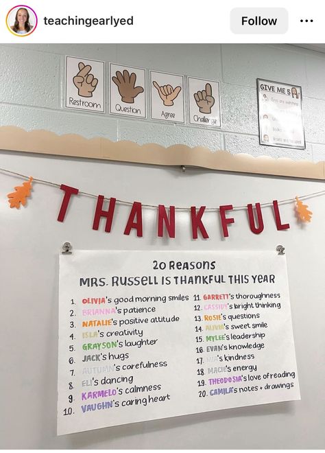 Reasons Why I’m Thankful Classroom, Teacher Reasons To Be Thankful Poster, Reasons Im Thankful For My Students, Thankful Classroom Poster, Your Teacher Is Thankful For You Because, Reasons To Be Thankful For Students, Classroom Thankful Poster, Thanksgiving Ideas Classroom, Thankful For Teachers Thanksgiving