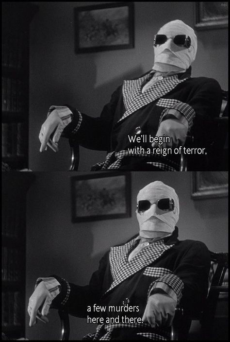 The Invisible Man 1933, Horror Ideas, Universal Horror, Claude Rains, The Invisible Man, Graveyard Shift, Vitruvian Man, Famous Monsters, Horror Monsters