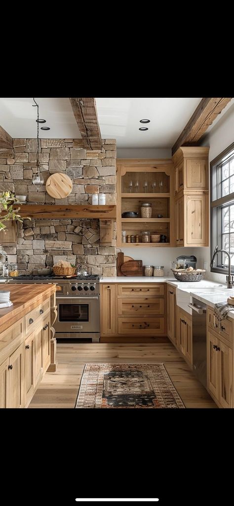 Rustic Country Kitchen, Dark Brown Cabinets, Brown Kitchen Cabinets, Rustic Country Kitchens, Small Bathroom Ideas On A Budget, Small Bathroom Ideas Modern, Cabin Kitchens, Tiny Bathrooms, Kitchen Farmhouse