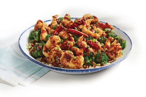 Red Lobster Just Launched A Brand-New Menu - Delish.com Dragon Shrimp Red Lobster Recipe, Red Lobster Broccoli Recipe, Red Lobster Clam Chowder Recipe, Dragon Shrimp, Lobster Spaghetti, Red Lobster Restaurant, Red Lobster Shrimp, Monday December, Lobster Recipes