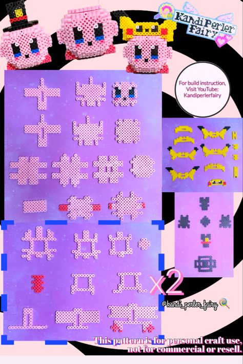 3d Kirby Perler Beads, Sanrio Perler Bead Patterns 3d, Free 3d Perler Bead Patterns, 3d Pokemon Perler Bead Patterns, 3d Perler Bead Patterns Tutorials Free, 3d Perler Bead Patterns Tutorials Easy, Perler Bead Art 3d, Perler 3d Patterns, 3d Bead Art