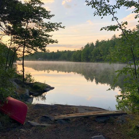 Kawartha Lakes Ontario, Mallory Aesthetic, Camp Canada, Ontario Camping, Lake Scenes, Canada Camping, Summer Camp Aesthetic, Camping Lake, Rugged Aesthetic