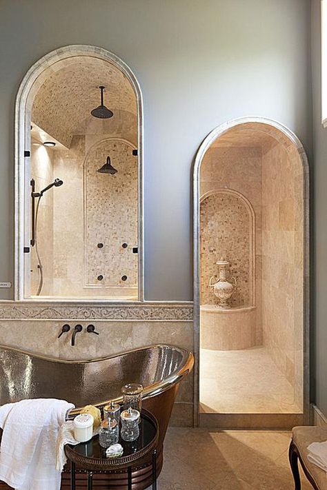 Luxury Shower Inspiration #luxuryshower Traditional Bathroom Designs, Dream Shower, Luxury Shower, Dream Bathrooms, Dream Bathroom, Ideas Pictures, Traditional Bathroom, Shower Design, Beautiful Bathrooms