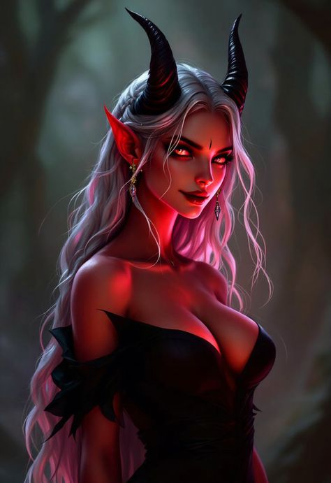 Female Tiefling Sorcerer, Glasya Tiefling, Tiefling Sorcerer Female, Red Tiefling Female, Dnd Tiefling Female, Female Tiefling Art, Tiefling Character Art, Shadar Kai Female, Tiefling Wizard