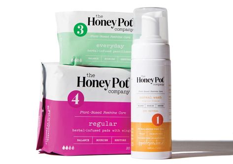 The Honey Pot Company, Honey Pot Feminine Products, Honey Pot Products, Honeypot Wash, Feminine Wash Products, Feminine Care Products, The Honey Pot, Female Hygiene, Feminine Products