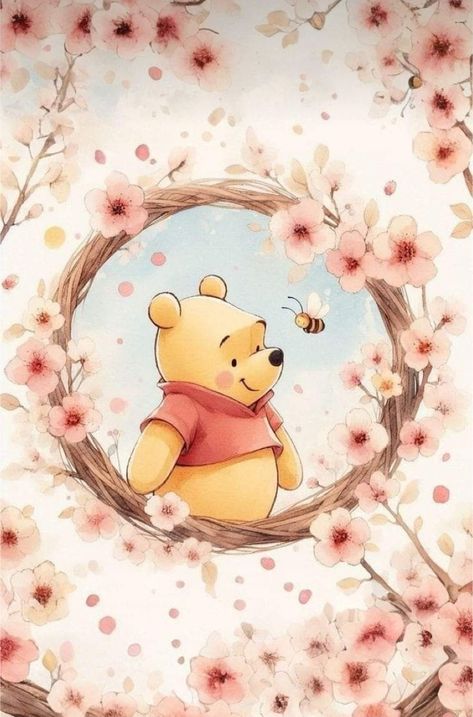 Winnie The Pooh Background, Winnie The Pooh Wallpaper, Pooh Wallpaper, Disney Phone Backgrounds, Camera Cutout, Winnie The Pooh Drawing, ليلو وستيتش, The Best Wallpapers, Disney Characters Wallpaper