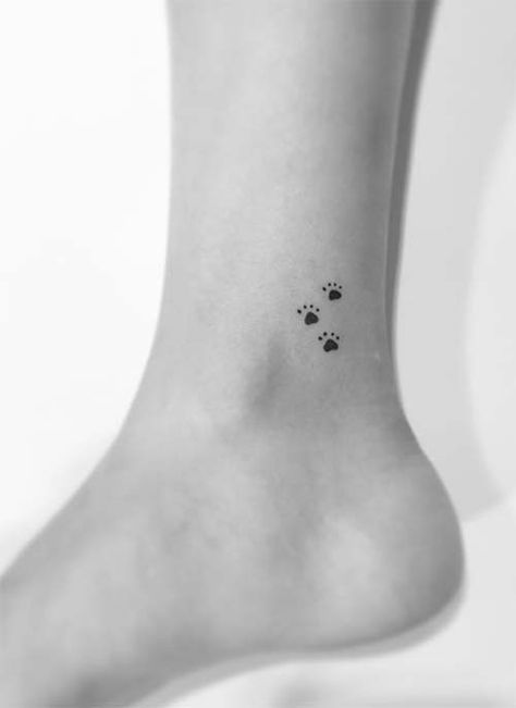 27 Tattoo, Cute Ankle Tattoos, Tiny Tattoos For Women, Pawprint Tattoo, Ankle Tattoos For Women, Knuckle Tattoos, Ankle Tattoos, Sharpie Tattoos, Paw Tattoo