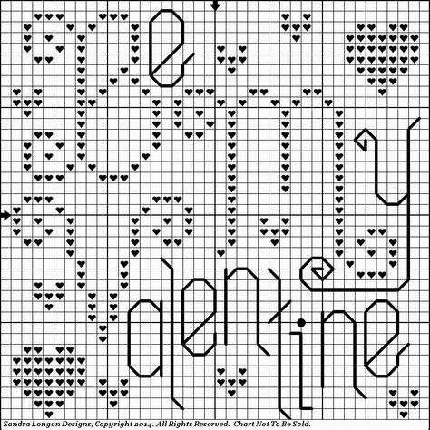 Heart Stuff, Free Cross Stitch Charts, Valentine's Ideas, Cross Stitch Freebies, Holiday Cross Stitch, Winter Cross Stitch, Cross Stitch Love, Cross Stitch Needles, Pola Kristik