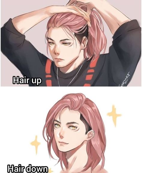 Male High Ponytail Drawing, Slick Back Ponytail Drawing Reference, Pushing Hair Out Of Face Pose Drawing, Shaved Side Hairstyles Drawing, Someone Tying Their Hair Reference, Medium Length Hair Drawing Reference Male, Anime Men With Ponytail, Side Profile Ponytail Drawing, Undercut Ponytail Drawing