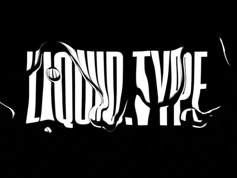 Liquid Type by edum on Dribbble Liquid Font Typography, Liquid Logo Design, Type Animation Gif, Liquid Motion Graphics, Liquid Graphic Design, Liquid Type, Liquid Text, Liquid Font, Liquid Animation