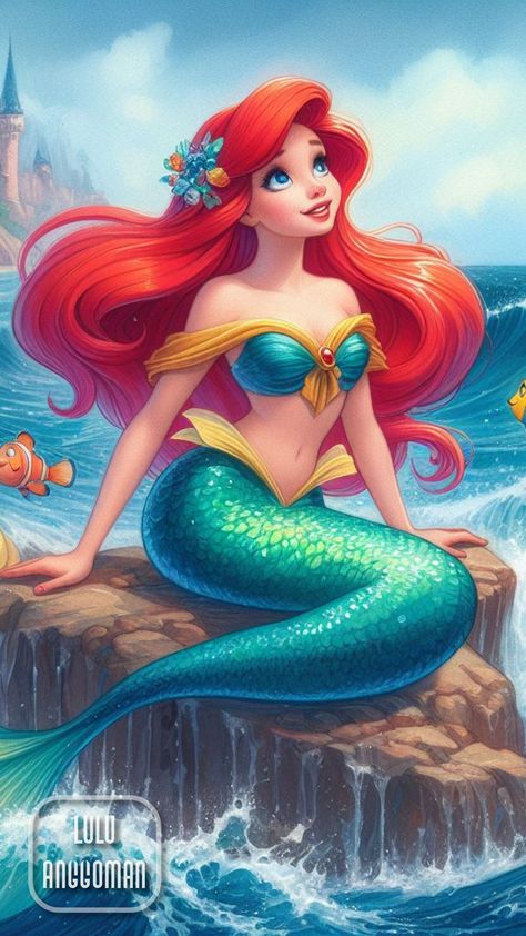 Disney Ariel Drawing, Tiktok Drawings, Ariel Wallpaper, Ariel Pictures, Ariel Drawing, Ariel Cake, Lilo And Stitch Drawings, Mermaid Pictures, Stitch Drawing