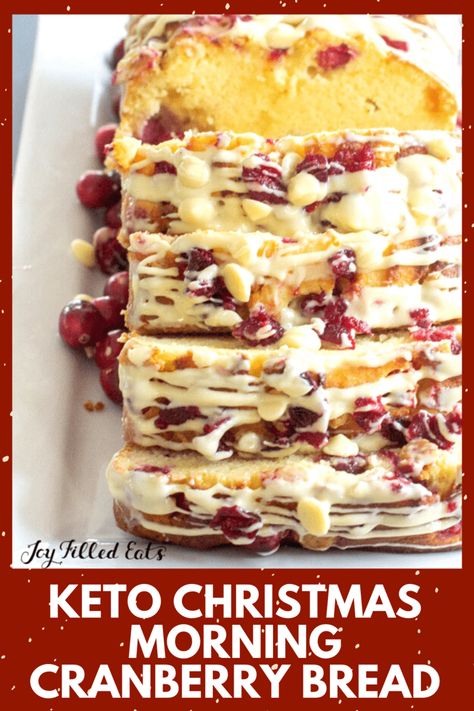 Get ready for holiday entertaining by making this incredible White Chocolate Cranberry Bread. It’s so easy to make and is filled with plump fresh cranberries, creamy white chocolate chips, and the top is drizzled with melted chocolate and more cranberries. This quick bread happens to be keto, low-carb, gluten-free, and grain-free too.