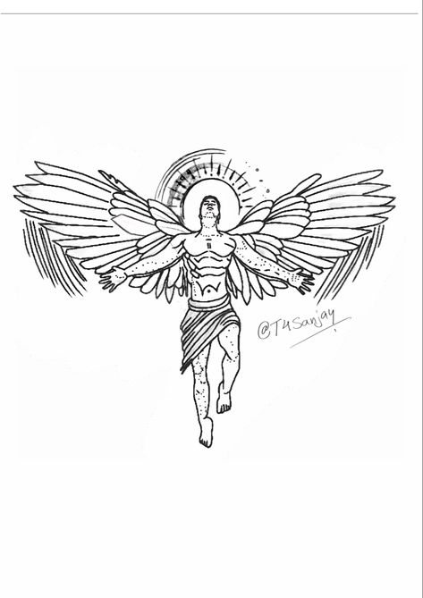 Angel Wings Tattoo Design, Wings Tattoo Design, Guardian Angel Tattoo Designs, Guardian Angel Tattoo, Upper Back Tattoos, Wing Tattoo Designs, Angel Wings Tattoo, Angel Tattoo Designs, Wings Tattoo