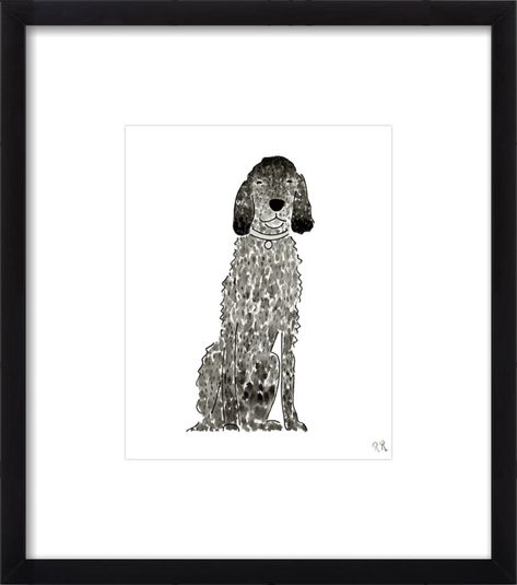 Hound Dog by Rachel Rogers on Artfully Walls | Artfully Walls Rachel Rogers, Claire Desjardins, Artfully Walls, Work With Animals, Hound Dog, Animal Companions, Wall Gallery, An Animal, Ink Painting