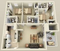 3d floor plan apartment - Google Search My name is Veronica. I am an experienced Interior Designer based in the UK with an extensive amount of industry knowledge ready to make your dream project come to life. I have worked on hundreds of projects from small weekend homes to large apartment buildings so you can have confidence in my skill set and ability to deliver projects on time and to your satisfaction. My speciality lies in College Apartments, Small Space Interior Design, 3d House Plans, Apartment Floor Plan, Small House Floor Plans, House Floor Design, Apartment Floor Plans, Casas The Sims 4, Sims House Plans