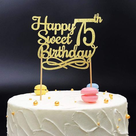 75th Birthday Cake, 75 Birthday Cake, Happy 75th Birthday, 5th Birthday Cake, Happy 5th Birthday, Cake Central, Chocolate Espresso, 75th Birthday, Happy Birthday Cake Topper