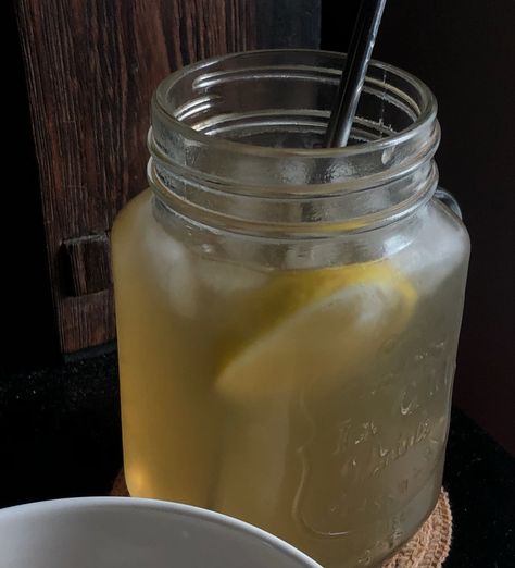 Lemon Iced Tea, Lemon Tea, Honey Lemon, Mason Jar Mug, Iced Tea, Lemonade, Mason Jars, Honey, Lemon