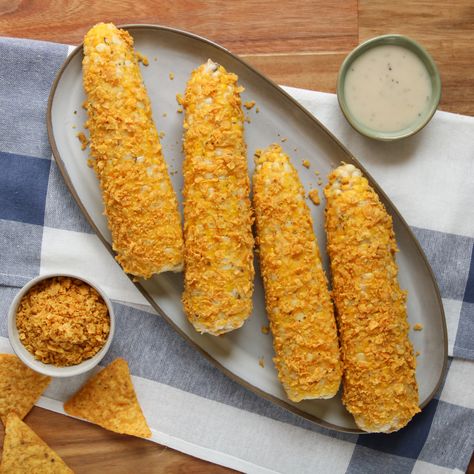 Crunchy Ranch Corn on the Cob | Ready Set Eat Ranch Corn, Ham Hocks And Beans, Summer Dinner Recipes, Ready Set Eat, Chia Overnight Oats, Creamy Ranch Dressing, Apricot Chicken, Easy Summer Dinners, Summer Recipes Dinner