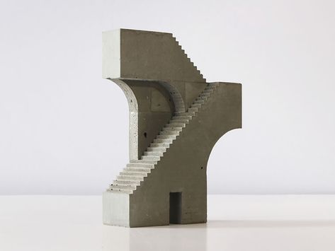 Concrete works of David Umemoto [interview] Unconventional Architecture, David Umemoto, Architectural Concrete, Gift For Architect, Architectural Sculpture, Concrete Sculpture, Arch Model, Architectural Models, Concrete Art