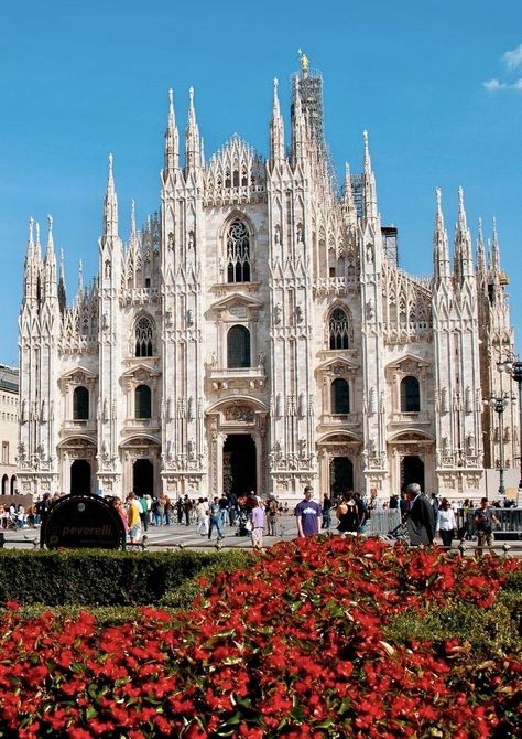 Church Inspiration, Milan Cathedral, Cathedral Architecture, Architecture Landmark, The Nativity, Old Churches, Italy Aesthetic, The Virgin Mary, Church Architecture