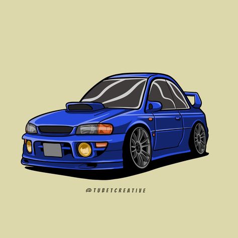 Subaru WRX STI Illustration car with style chibi art. If you interested illustration like this. Please Contact me #chibiart #toonedcar #cartooncar #designsticker #designtshirt #carart #carillustration #jdmcar #carjapan #chibicar Chibi Art, Suzuki Jimny, Car Illustration, Car Cartoon, July 10, Jdm Cars, Car Art, Subaru, Tshirt Designs